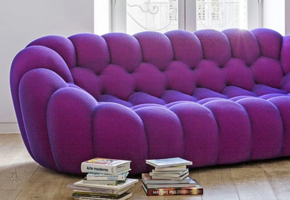 bubble sofa blue